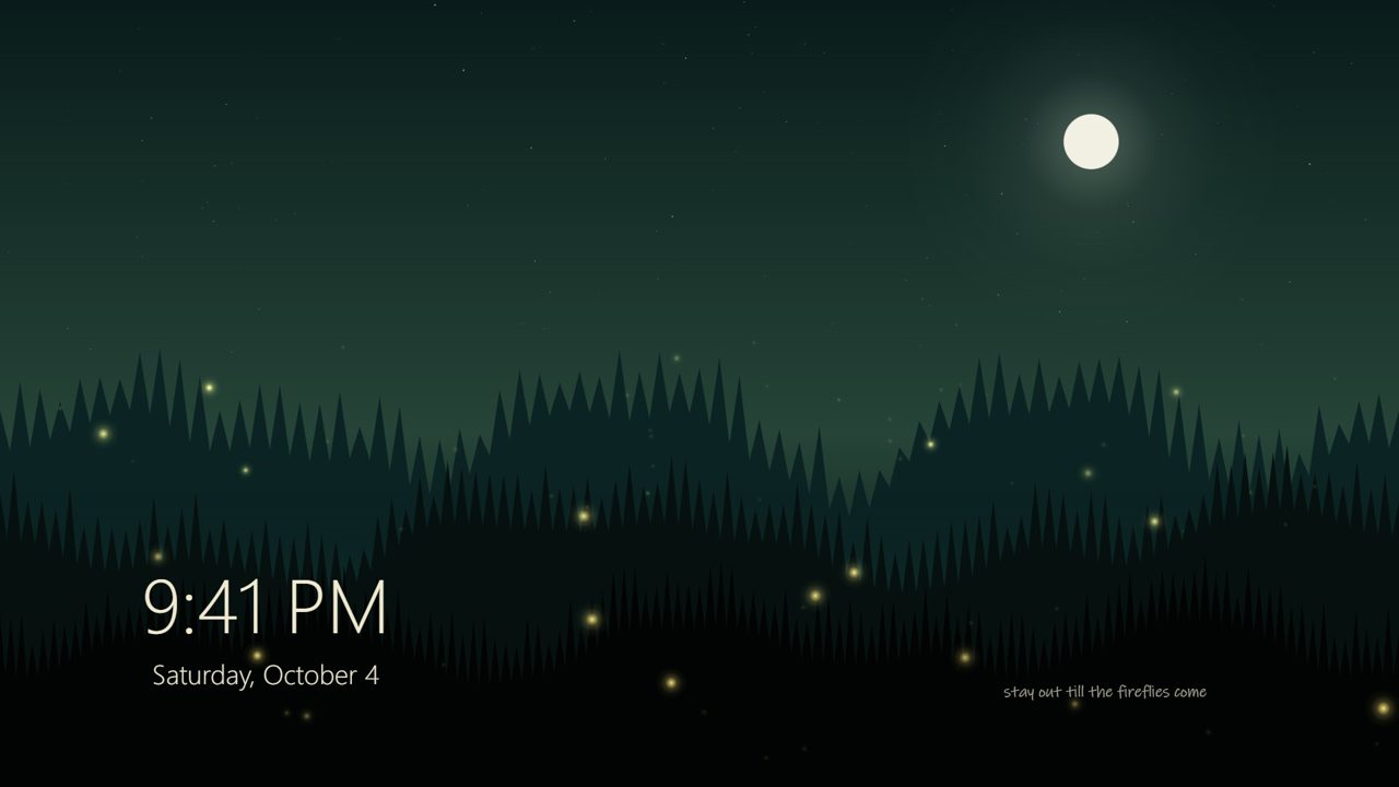 Firefly Meadow - Summer dusk