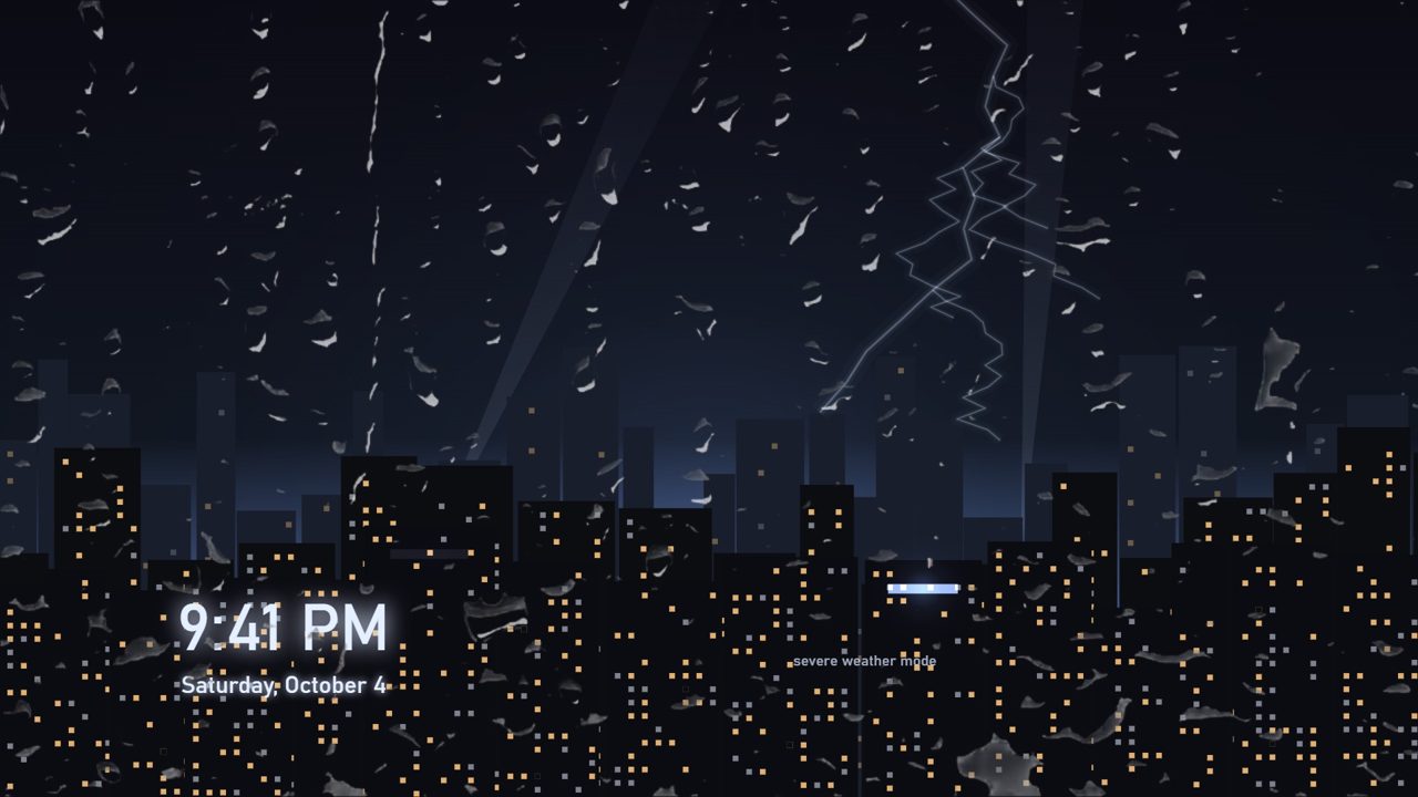 Supercell - Lightning storm effect
